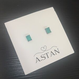 Handmade Emerald earring